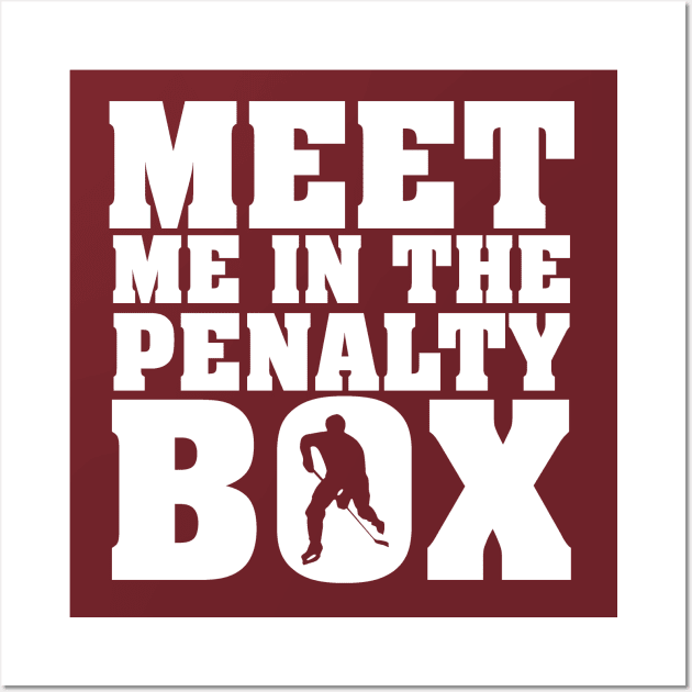 Ice Hockey penalty box Wall Art by nektarinchen